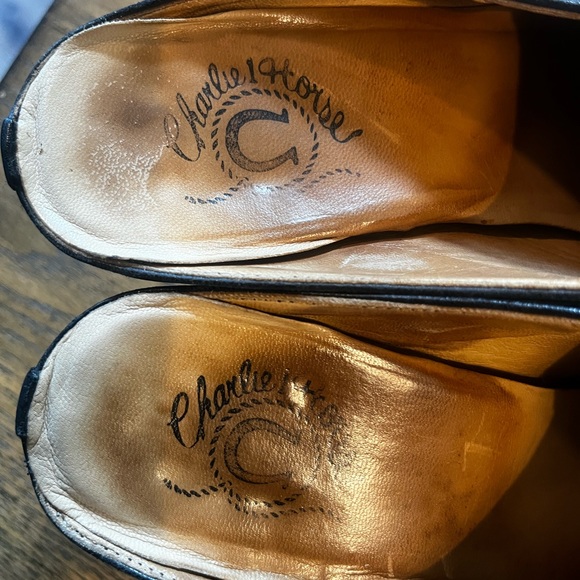 Charlie 1 Horse Mayela Slide By Lucchese Women’s Leather Size 6.5 B - Picture 9 of 14